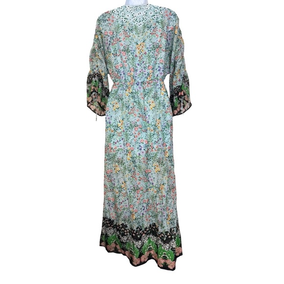 Alice + Olivia Floral Maxi Dress Size 2 Multicolor Garden Party Wedding Guest - Picture 4 of 14